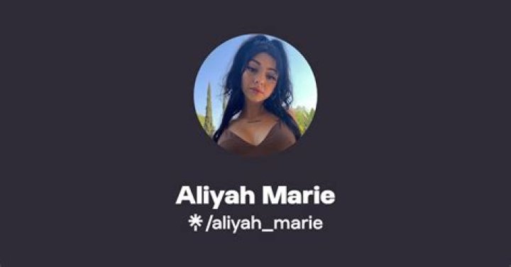 Aliyah Marie OnlyFans: A Comprehensive Guide to Her Content and Online Presence