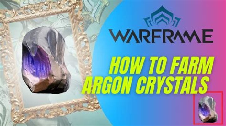 Mastering the Warframe Argon Crystal: A Comprehensive Guide